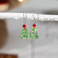Stylish Crystal Christmas Tree Pendant Choker Necklace 6W6JNC879