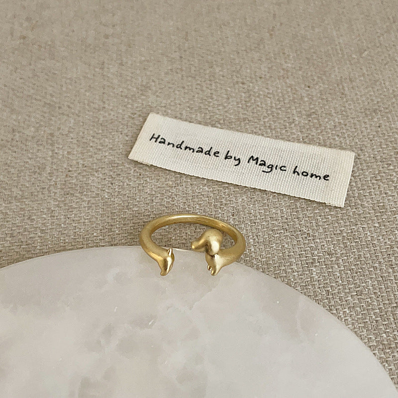 Dachshund Open Ring - DippedShop Wholesale - #6515