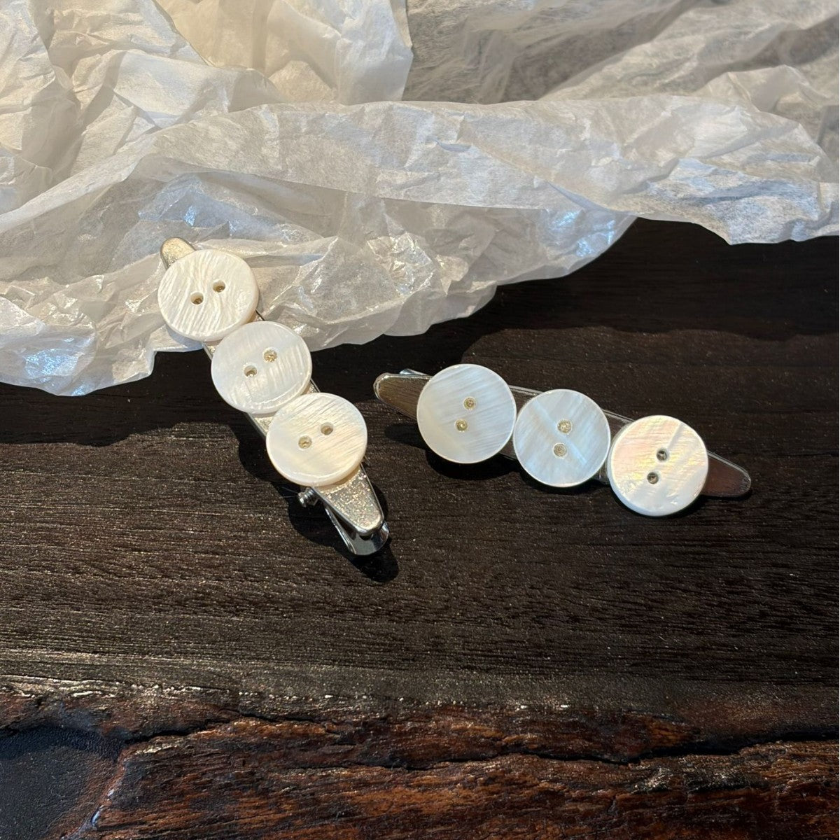 Retro Handmade Natural Shell Duckbill Hair Clip 8AS6HCP502L