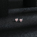Heart Mini Stud Earrings - DippedShop Wholesale - #5219