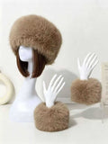 Faux Fur Headband Wrist Cuffs - DippedShop Wholesale - #8131