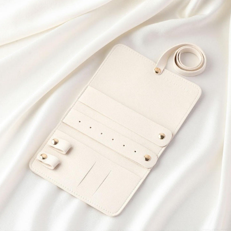 Fashion Solid Color Roll-Up Jewelry Organizer Bag 6W13HSJ120