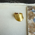Wide Irregular Open Ring - DippedShop Wholesale - #2147
