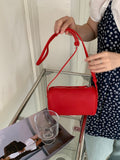 Minimalist Solid Color PU Crossbody Bag 6W10BBG1355