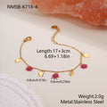 Gold Plated Daisy Chain Bracelet - DippedShop Wholesale - #7827