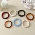 Trendy Geometric Resin Stackab - DippedShop Wholesale - #9699
