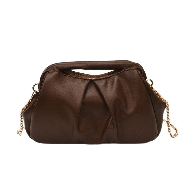 Fashion Ruched Cloud Crossbody Clutch Bag 6W10BBG1892