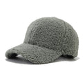 Winter Solid Color Fuzzy Plush Warm Baseball Cap 6W6HAT925
