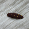 Elegant Polka Dot Non Crease Snap Hair Clip 6W6HCP1678