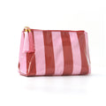 Chic Striped Large Capacity Waterproof Cosmetic Bag MK2BLW6C5CO14