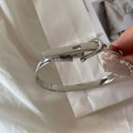Fashion Interlocking Circle Pendant Chain Necklace 6W6JNC438
