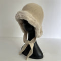 Faux Fur Earflap Beanie - DippedShop Wholesale - #4819