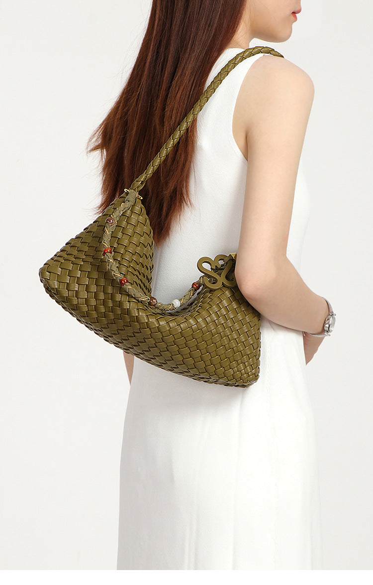 Trendy Woven Underarm Bag - DippedShop Wholesale - #9043
