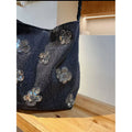 Vintage Floral Sequin Canvas Bucket Bag 6W10BBG1397