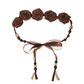 Boho Flower Rope Braided Dress Waist Belt MK2LEEP6W6JBT53