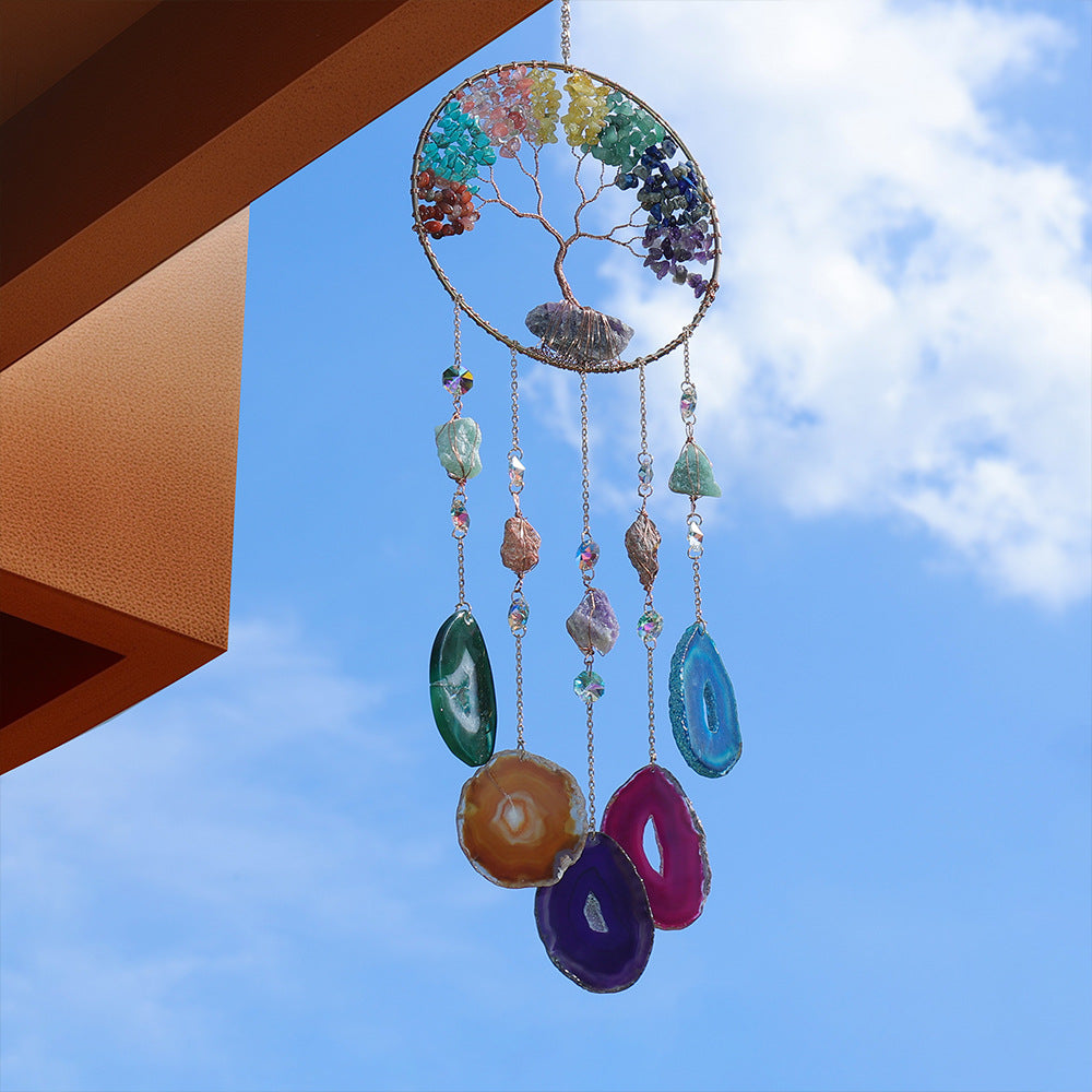 Crystal Tree of Life Suncatcher - DippedShop Wholesale - #6627