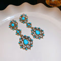 Boho Style Droplet Pendant Beads Choker Necklace 6W6JNC965