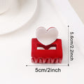 Heart Print Hair Clip - DippedShop Wholesale - #1859