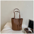 Fashion Woven Large Capacity Bucket - DippedShop Wholesale - #5203