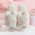 Fuzzy Plush Indoor Slippers - DippedShop Wholesale - #3859