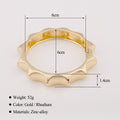 Trendy Wide Enamel Bangle - DippedShop Wholesale - #4003
