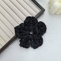 Minimalist Solid Color Stain Floral Scrunchies 6W6HSR506