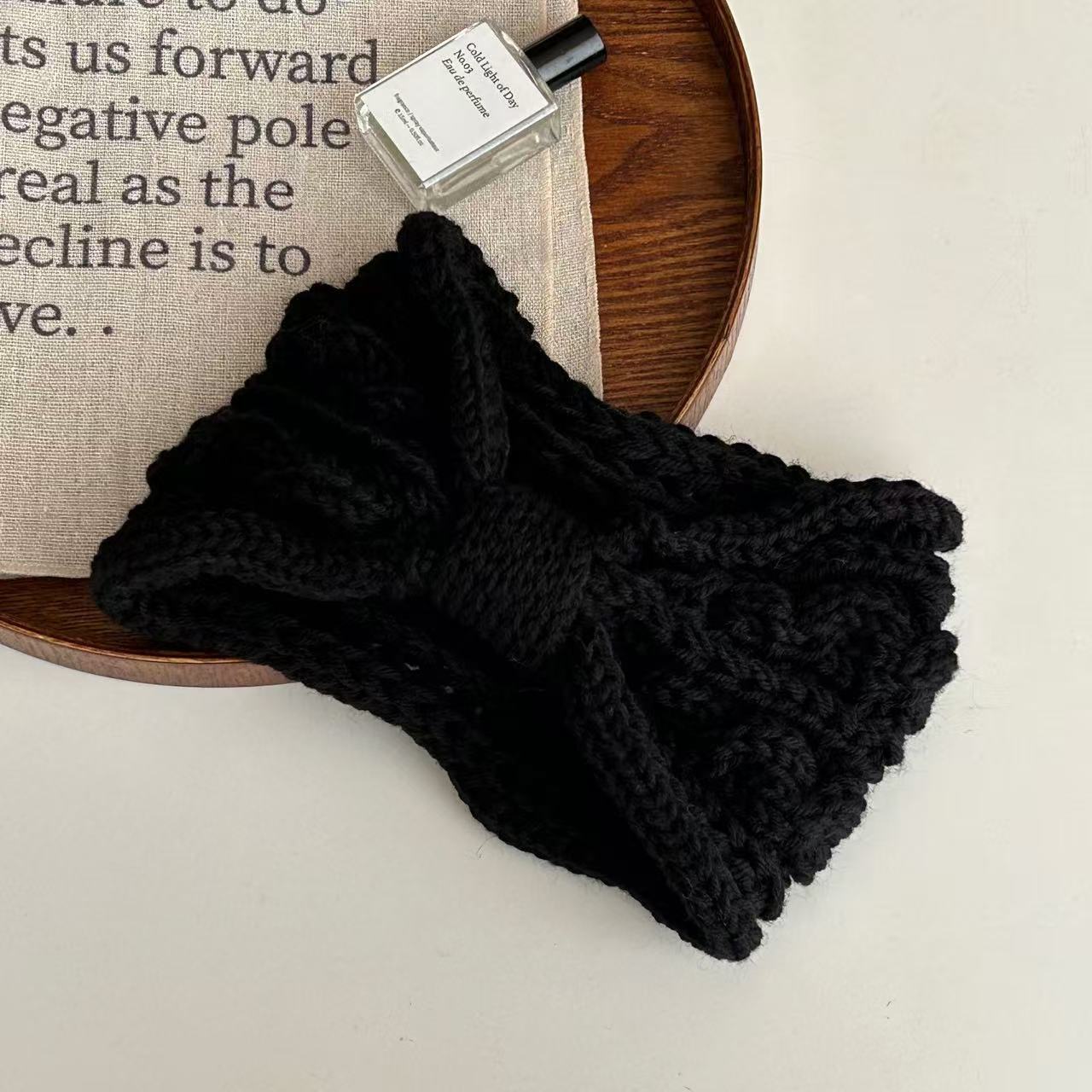 Bowknot Cable Knit Headband - DippedShop Wholesale - #6755
