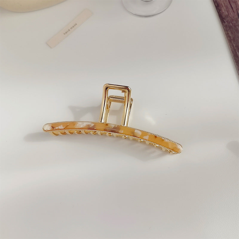Minimalist Gold Large Metal Geometric Hiar Claw MK2MBEP6W6HCP367