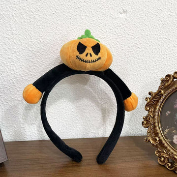 Halloween Doll Bat Pumpkin Headband DP25G440