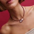 Cubic Zircon Pendant Choker - DippedShop Wholesale - #5251