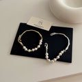Trendy Irragualr Pearl Beaded Link Chain Bracelet 6W6JBR384