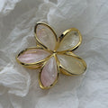 Cute Iridescent Flower Geometric Hair Claw 8AS6HCP307L