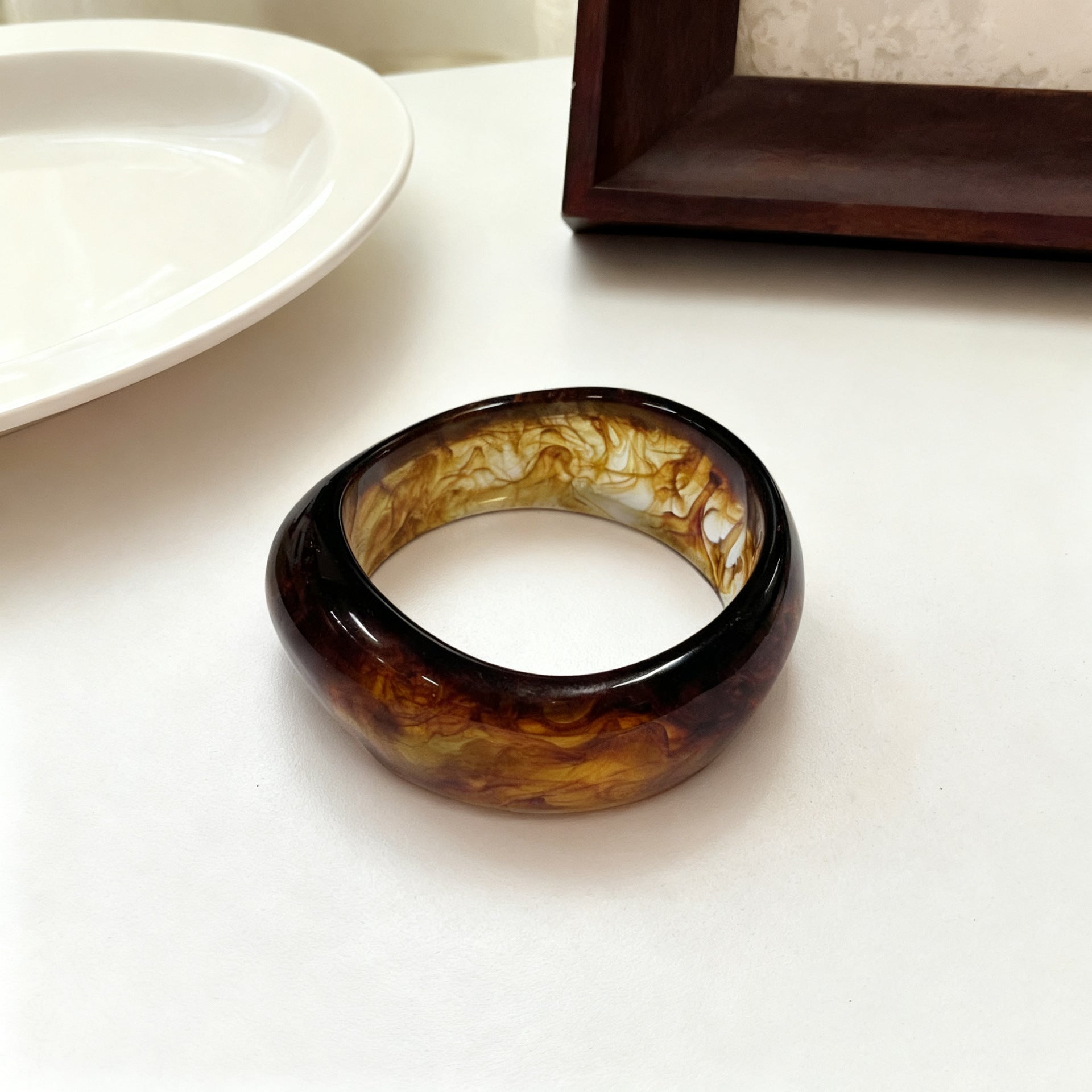 Mnimalist Irregular Resin Wide - DippedShop Wholesale - #1875
