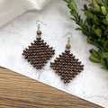 Rattan Beach Dangle Earrings - DippedShop Wholesale - #2787