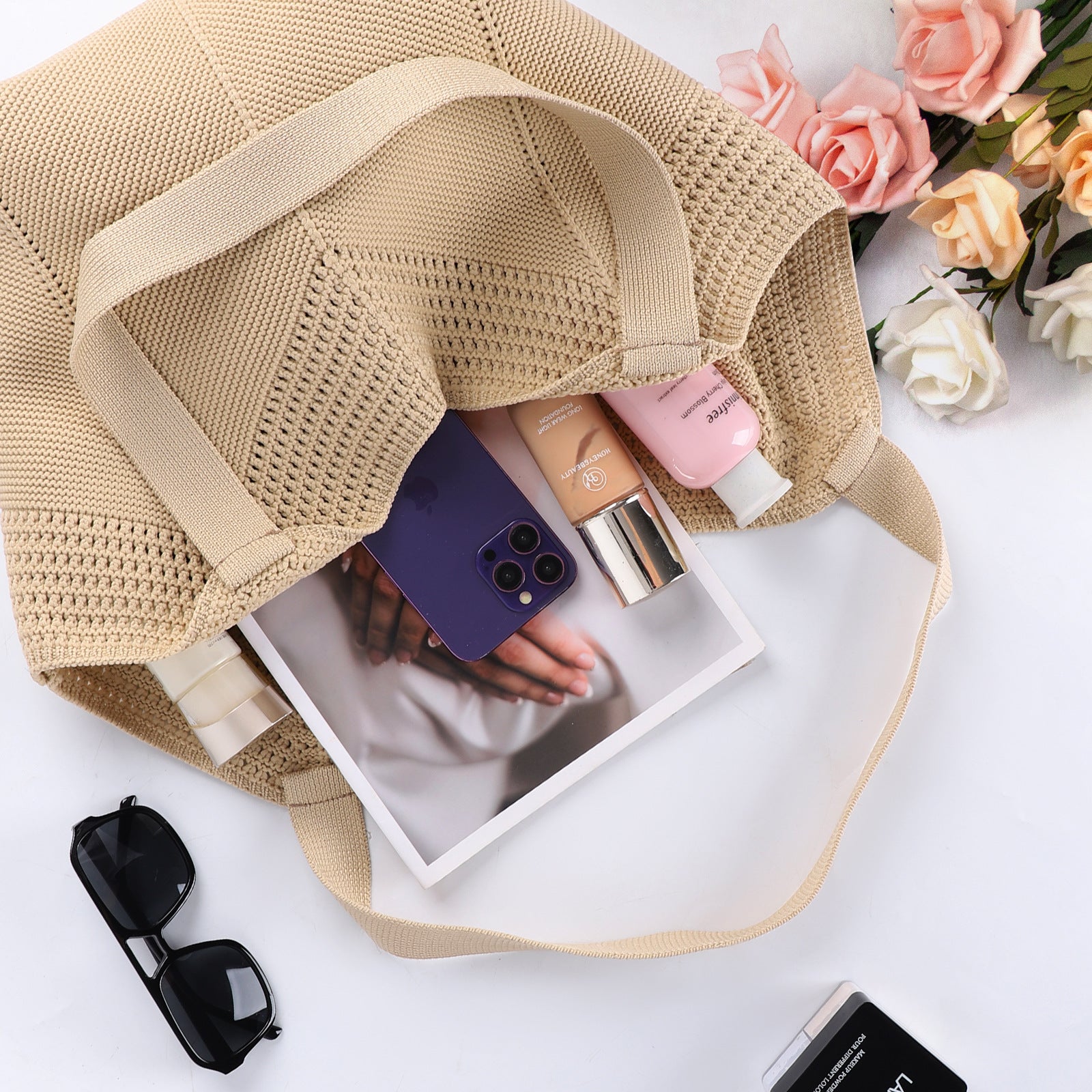Mesh Beach Shoulder Bag - DippedShop Wholesale - #8819