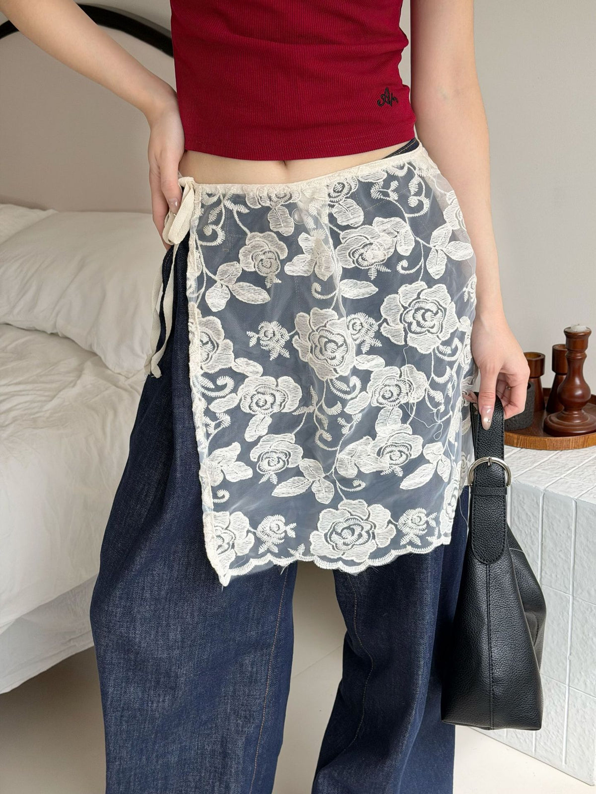 Layered Wrap Skirt - DippedShop Wholesale - #9155