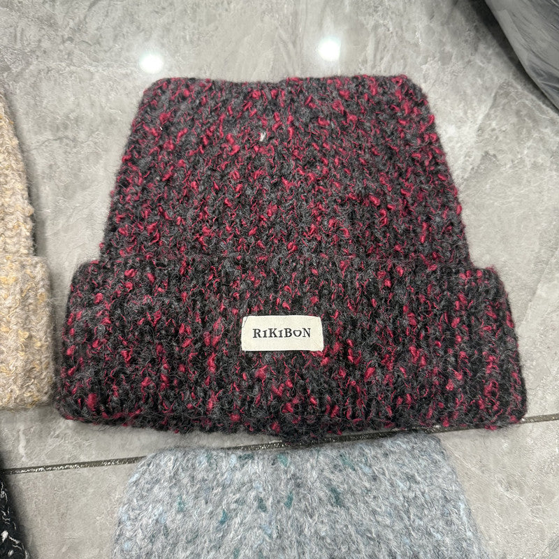 Sweet Cat Ear Color Contrast Knit Beanie 6W6HAT715
