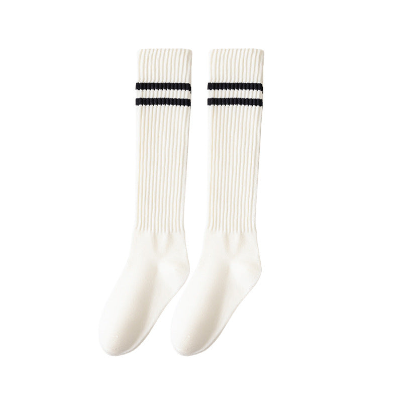 Striped Knee High Socks - DippedShop Wholesale - #3379