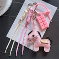 Cute PU House Pendant Keychain Bag Charm 6W10BBC370