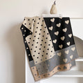 Reversible Jacquard Shawl Scarf - DippedShop Wholesale - #9667