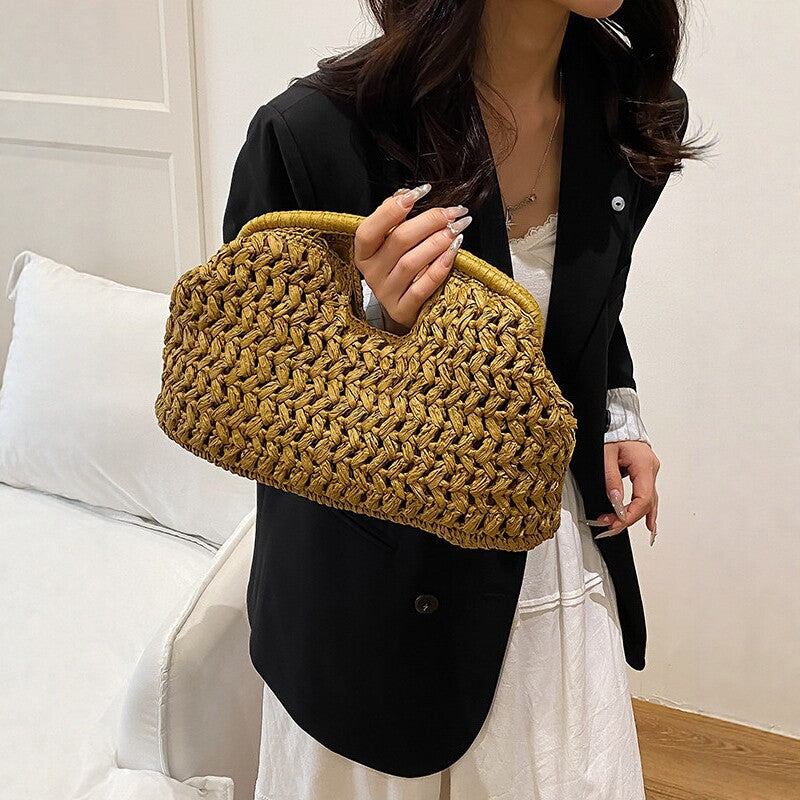 Trendy Handmade Woven Handbag Crossbody Bag 8BW6BBG335T
