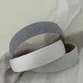 Minimalist Solid Color Glitter Satin Headband MK2SPM6W6HBD10