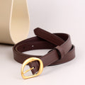 Trendy Solid Color Adjustable Leather Waist Belt 6W6JBT149