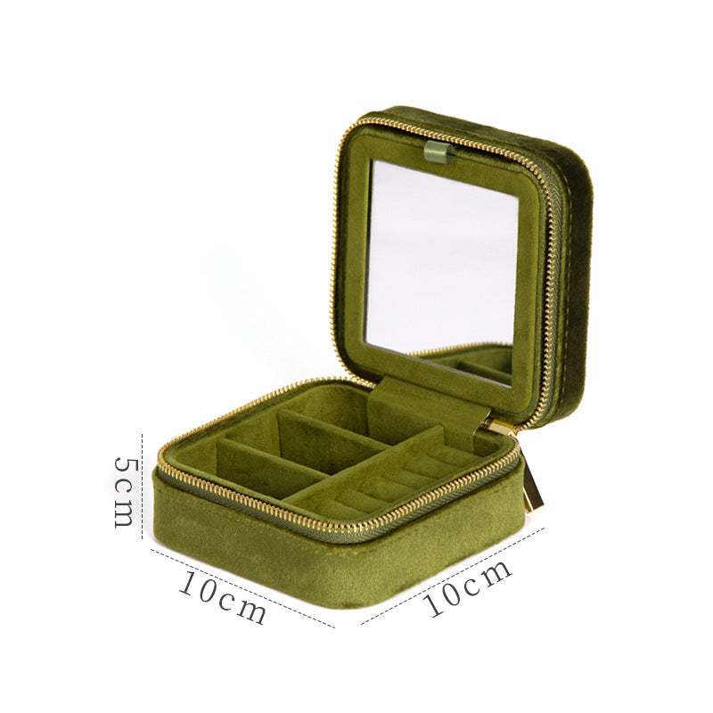 trendy Solid Color Square Jewelry Case 8CW6BOB353L