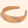 Stylish Color Block Woven Wide Headband MK2SPM6W6HBD04