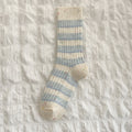 Minimalist Striped Wool Blend Thicken Crew Socks 6W8FSO537
