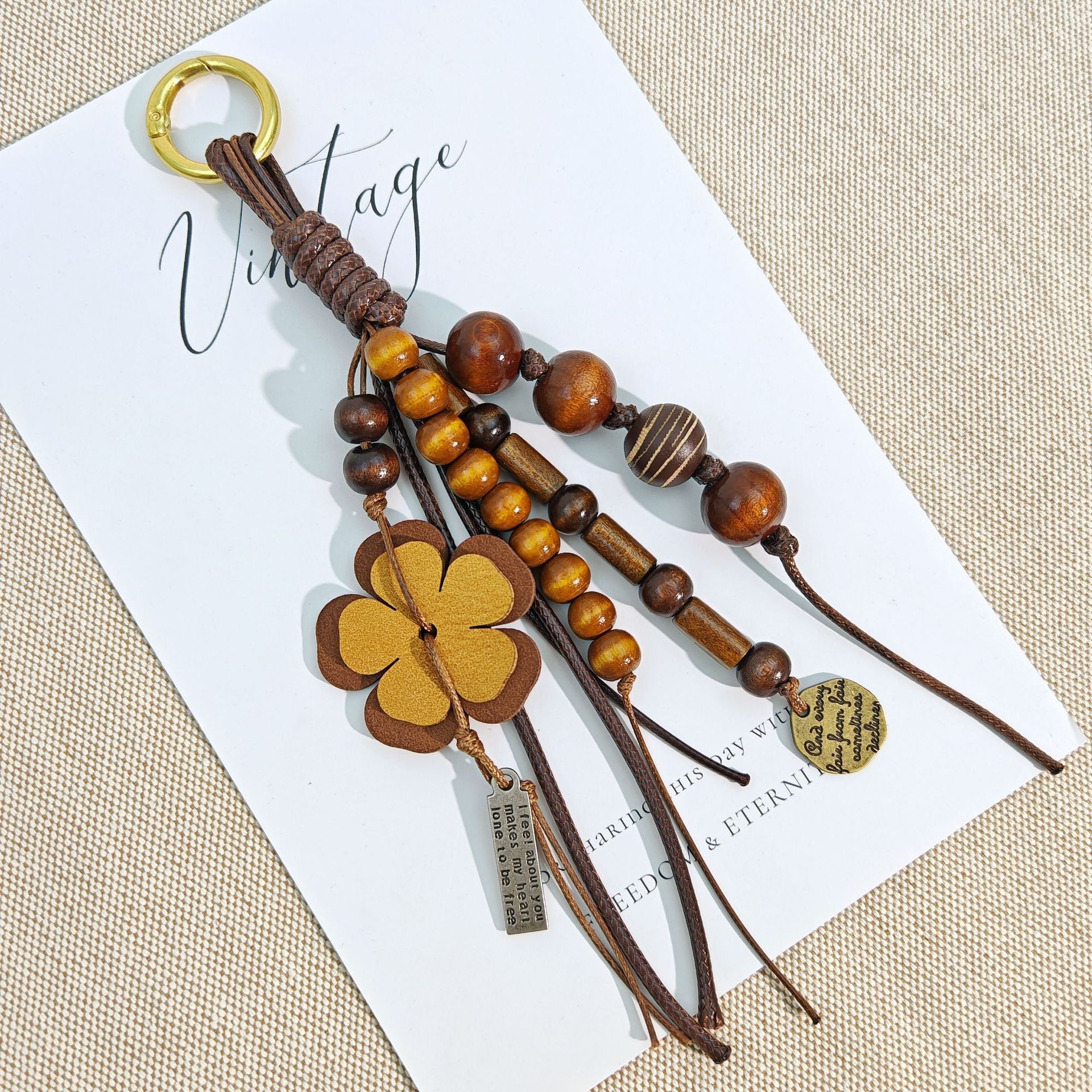 Vintage Beaded Tassel Charm - DippedShop Wholesale - #9059