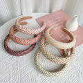 Stylish Color Block Woven Wide Headband MK2SPM6W6HBD04