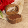 Oval Walnut Ring Box - DippedShop Wholesale - #4227