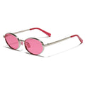 Retro Oval Metal Sunglasses - DippedShop Wholesale - #7859